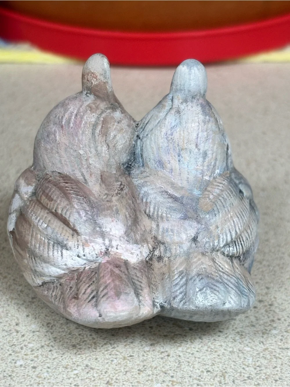 Two Ceramic Birds Figurine